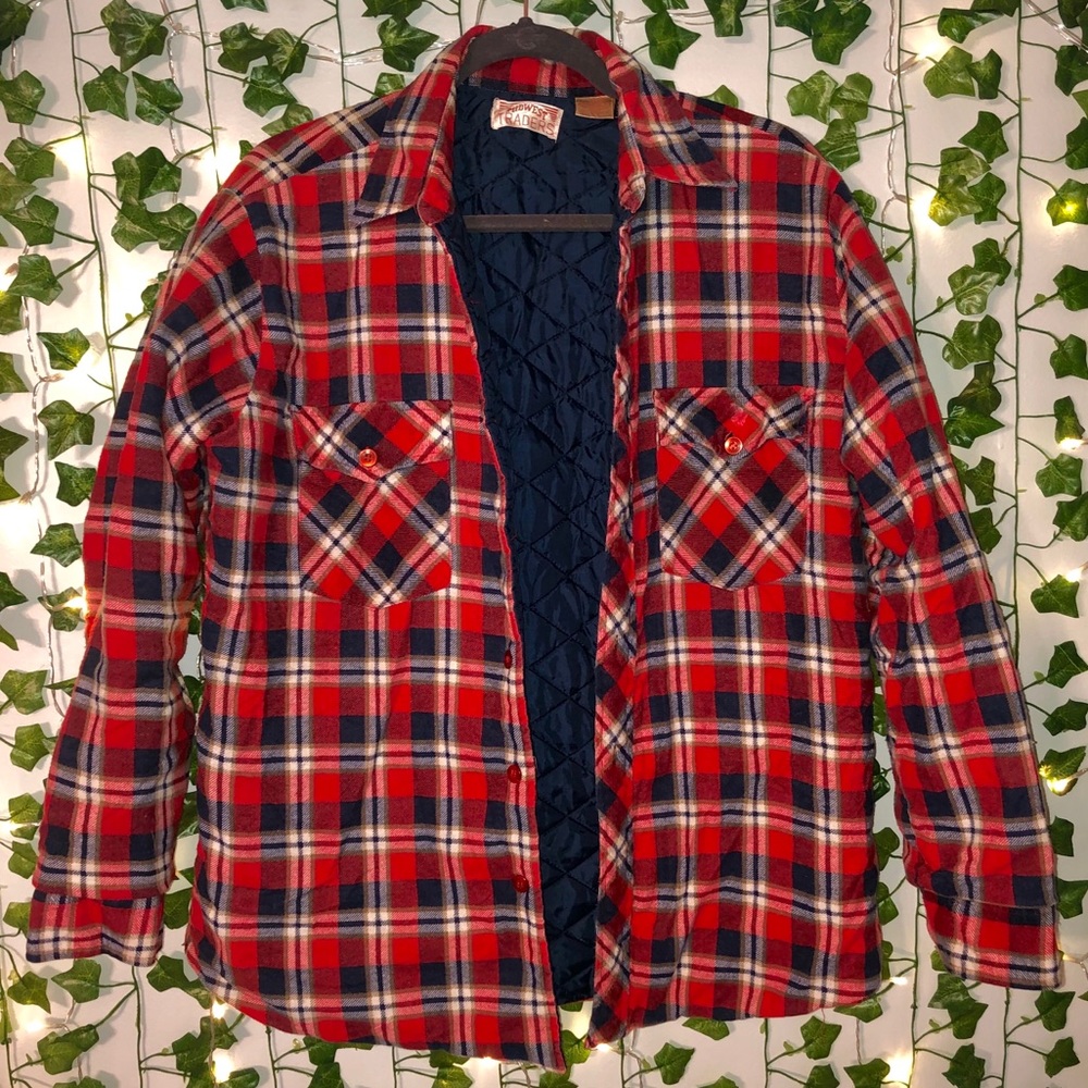 Vintage Oversized Flannel Jacket